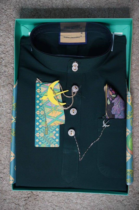 BAJU MELAYU DAYTONA EMERALD GREEN (9)