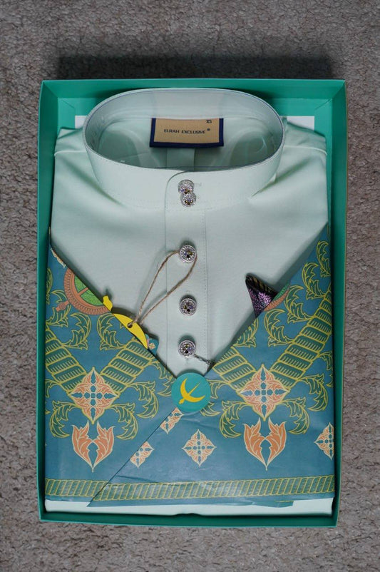 BAJU MELAYU DAYTONA TEA GREEN (36)