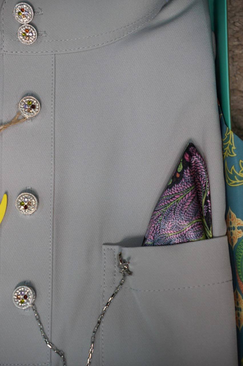 BAJU MELAYU DAYTONA  STONE GREY (6)