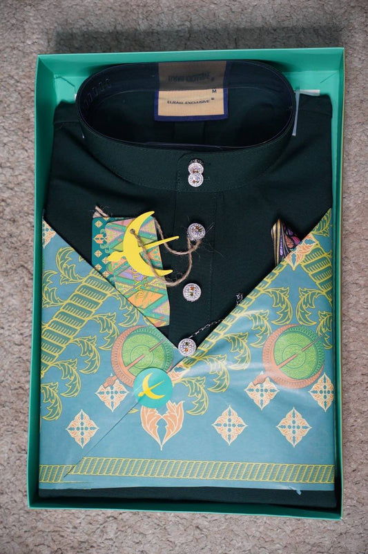 BAJU MELAYU DAYTONA  EMERALD GREEN (9)