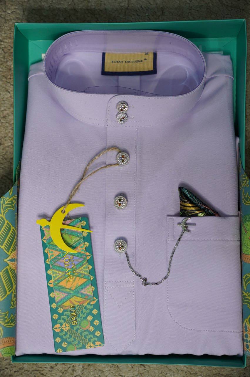 BAJU MELAYU DAYTONA  LILAC (4)