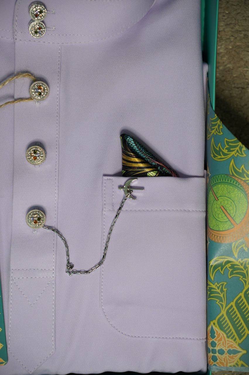 BAJU MELAYU DAYTONA  LILAC (4)