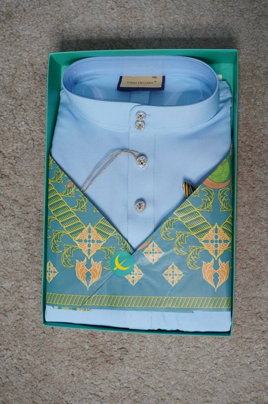 BAJU MELAYU DAYTONA  BABY BLUE (16)