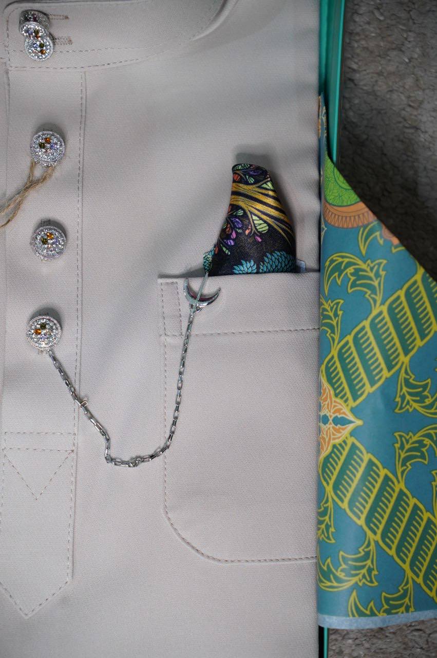 BAJU MELAYU DAYTONA  CHAMPAGNE (29)