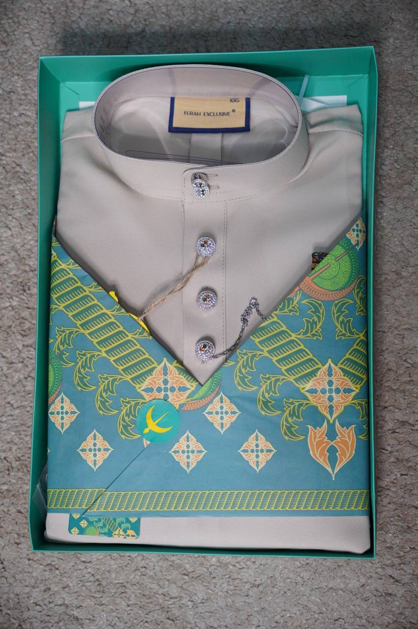 BAJU MELAYU DAYTONA  CHAMPAGNE (29)