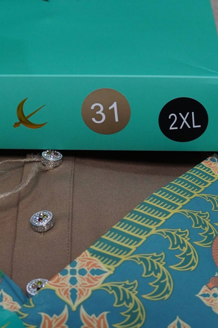 BAJU MELAYU DAYTONA  COFFEE BROWN (31)