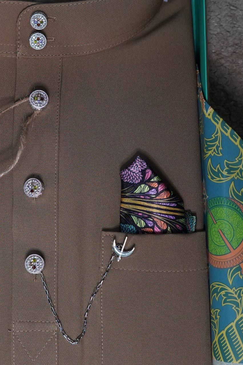 BAJU MELAYU DAYTONA  COFFEE BROWN (31)