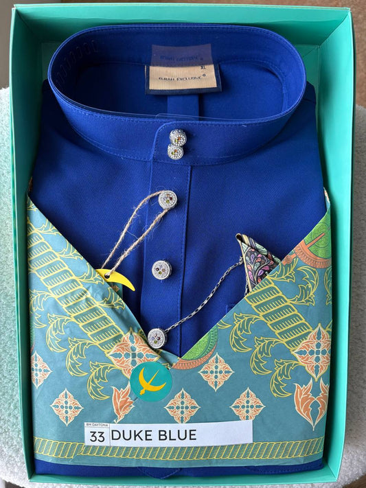 BAJU MELAYU DAYTONA  DUKE BLUE (33)