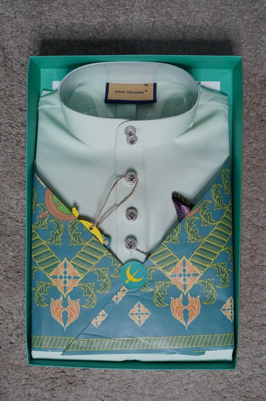 BAJU MELAYU DAYTONA  TEA GREEN (36)