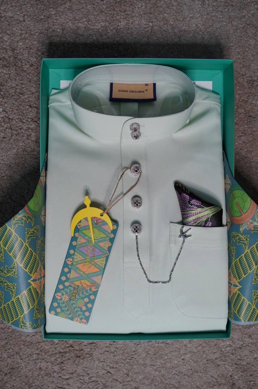 BAJU MELAYU DAYTONA  TEA GREEN (36)