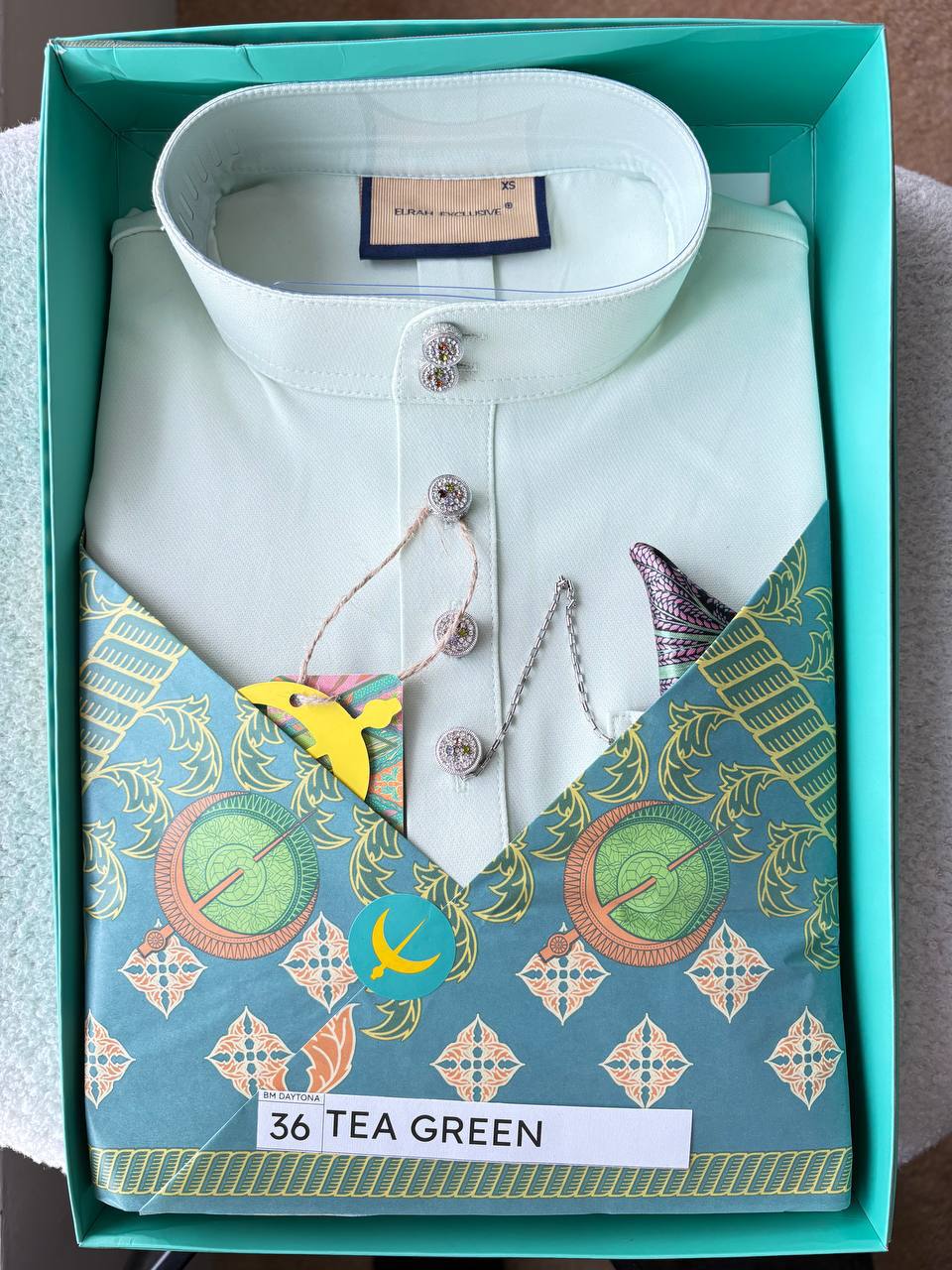 BAJU MELAYU DAYTONA  TEA GREEN (36)