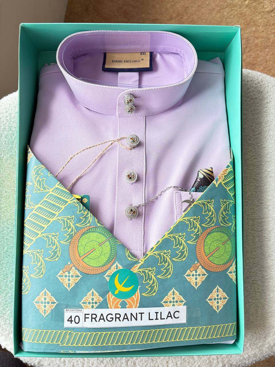 BAJU MELAYU DAYTONA  FRAGRANT LILAC (40)