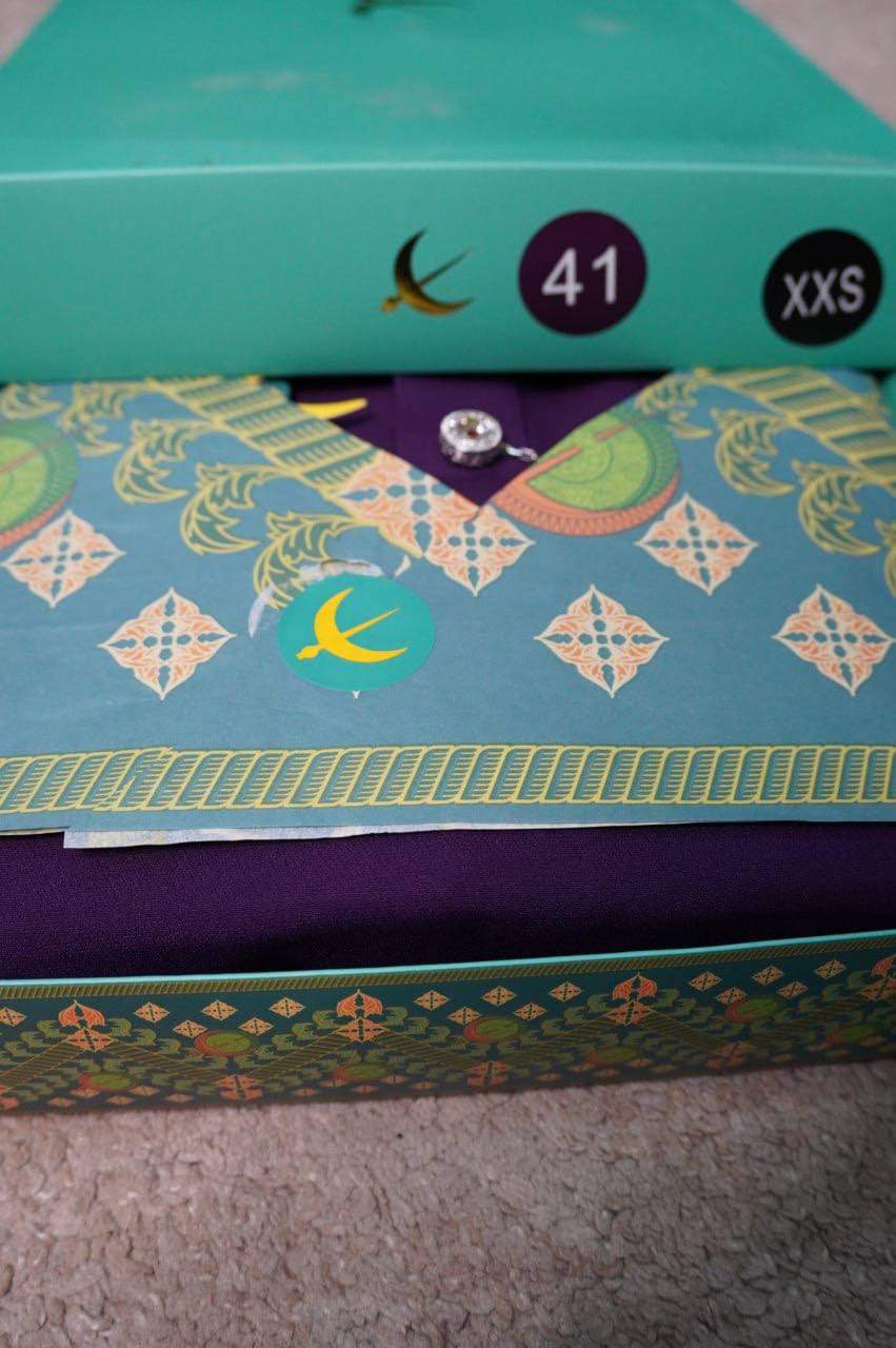 BAJU MELAYU DAYTONA  DARK PURPLE (41)